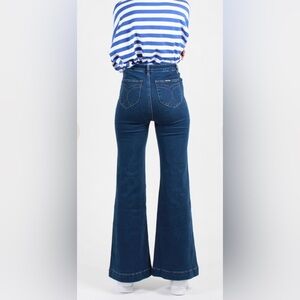 ROLLA'S Dark Blue Wide Leg Jeans